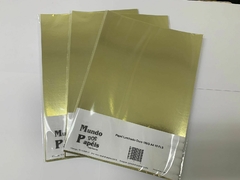 Papel Laminado Ouro 180G A4 10 FLS