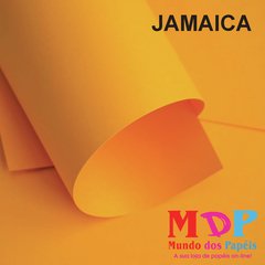 Papel Color Plus Jamaica - Laranja 180G A4 10 fls