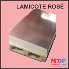 Papel Lamicote Rosê 255G A4 100 FLS