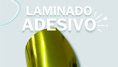 PAPEL LAMINADO ADESIVO OURO 130G A4 10 FLS