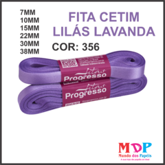 FITA CETIM SIMPLES CF009 38MM COR 356 LILAS LAVANDA Peca 10 metros