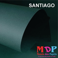 Papel Color Plus Santiago - Verde Escuro 180G A4 50 fls