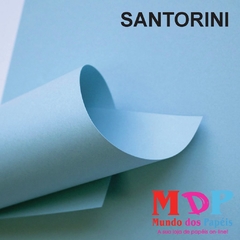 Papel Color Plus Santorini - Azul 180G A4 50 fls