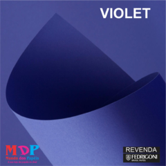 Papel Color Fluo DOMINICA (Violet) - Violeta 180G A4 10 fls