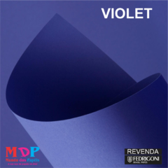 Papel Color Fluo Violet - Violeta 180G A4 10 fls