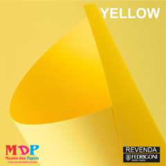 Papel Color Fluo Yellow - Amarelo 180G A4 50 fls