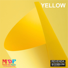 Papel Color Fluo Yellow - Amarelo 180G A4 10 fls