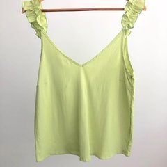 MUSCULOSA FLORA LINO BASICA (SIN CAMBIO) - comprar online