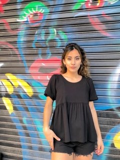 BLUSA MAE LINO FRUNCE MEDIO (SIN CAMBIO) - Vikita Store