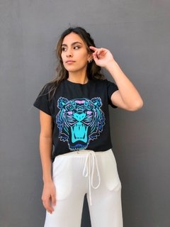 REMERA CARA TIGRE FLUO NEGRO (SIN CAMBIO) - comprar online