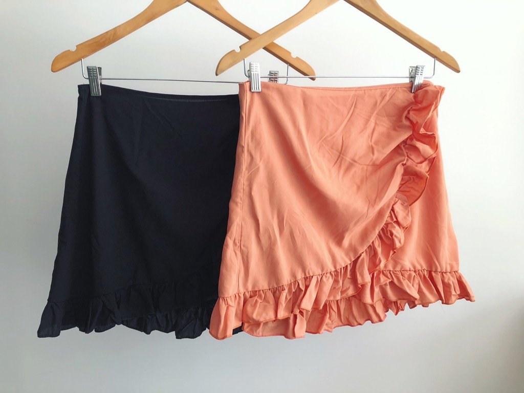 Pollera fibrana corta new arrivals