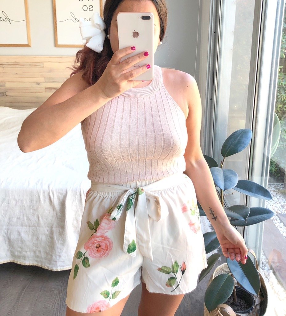 Short de fibrana con lazo sale