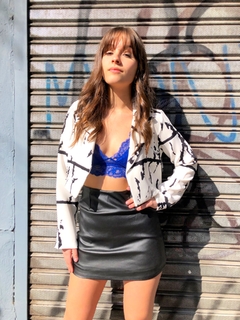 SKORT DAKOTA CUERINA NEGRO - Vikita Store