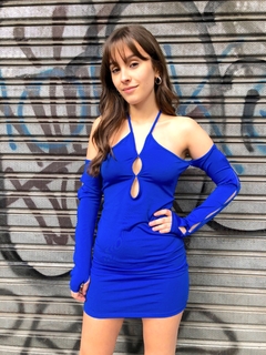 VESTIDO AQUILES AZUL