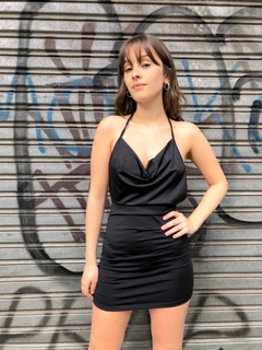 VESTIDO OPORTO BUCHE NEGRO