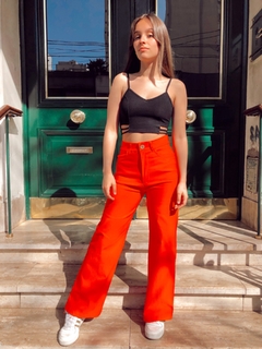 Imagen de PANTALON TELMA WIDE LEG NARANJA (SIN CAMBIO)