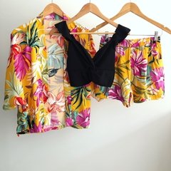 KIMONO HAITI LINO AMARILLO (SIN CAMBIO) - Vikita Store