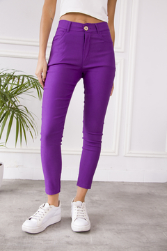 PANTALON FERNI CHUPIN VIOLETA (SIN CAMBIO) - tienda online