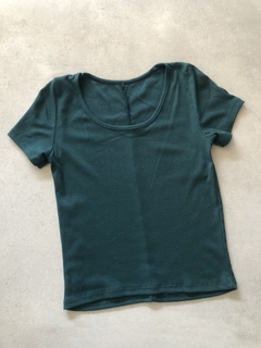 REMERA SAUL MORLEY CUELLO REDONDO VERDE BENETTON