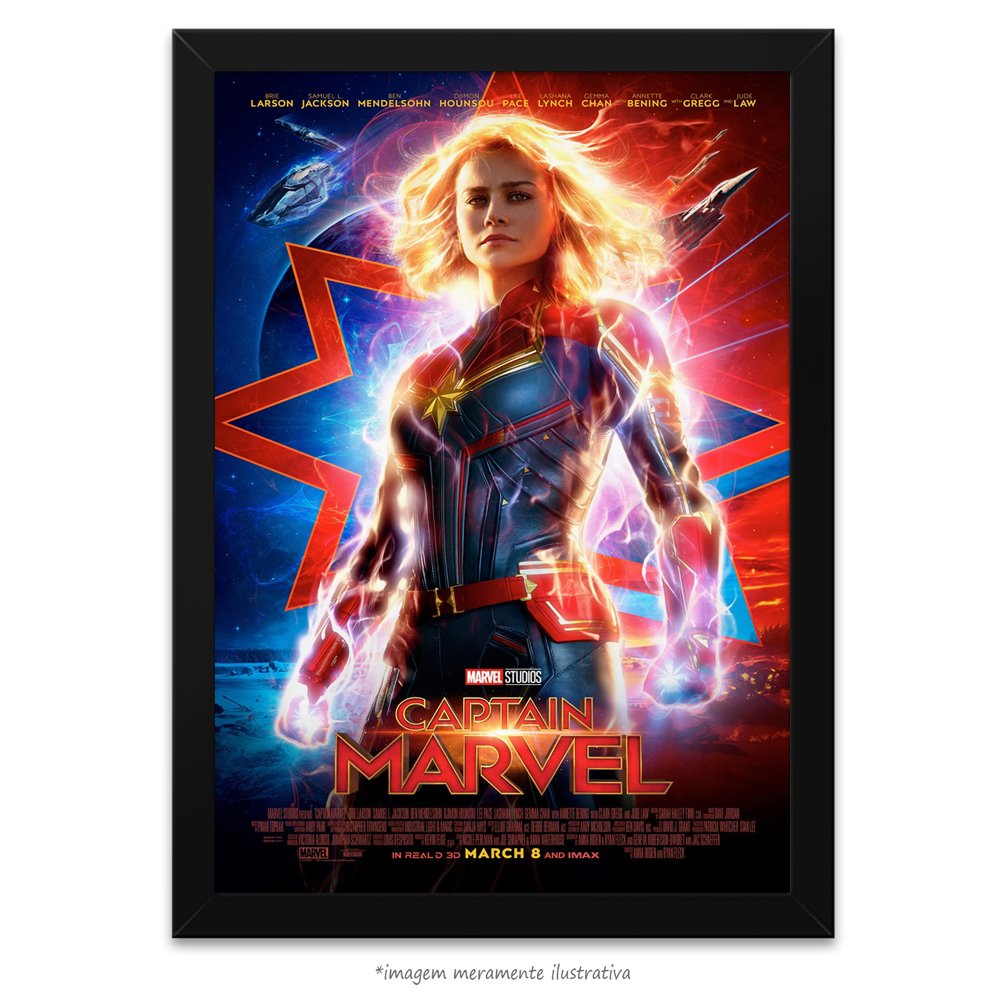 Poster Capitã Marvel, no QueroPosters.com