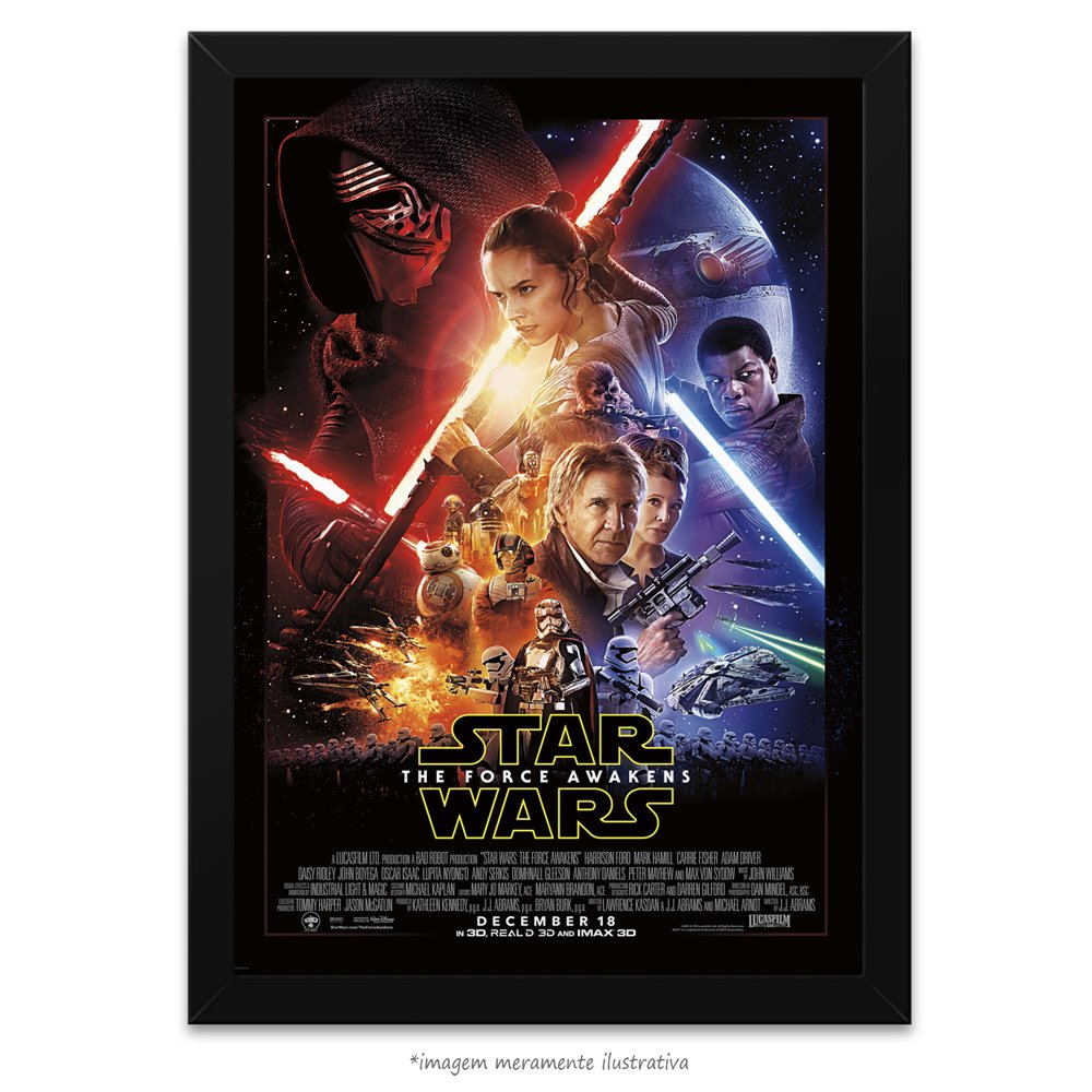 Poster Star Wars: O Despertar da Força Conjunto IMAX 4 de 4 - The