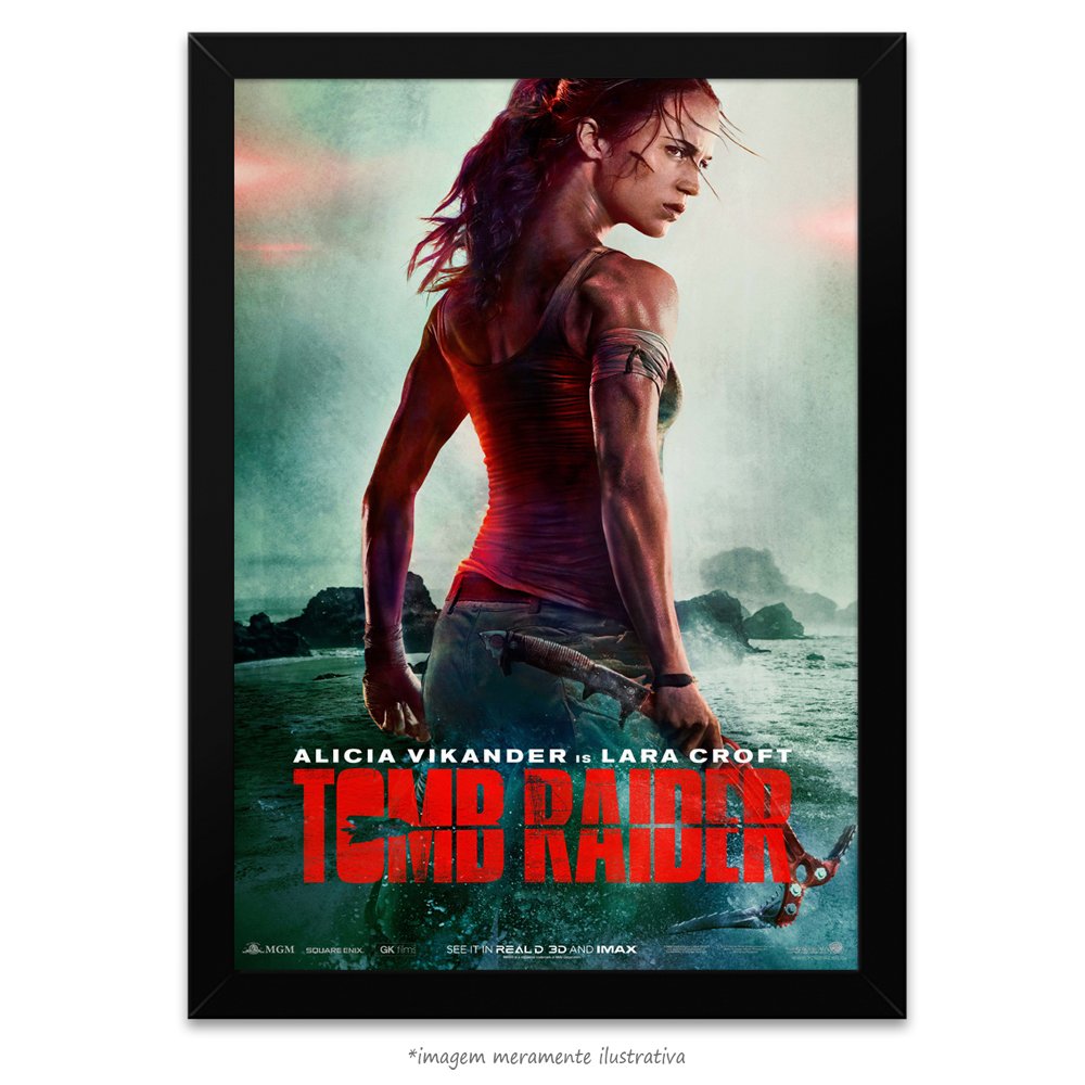 Poster Tomb Raider - A Origem - Opção 2, no QueroPosters.com