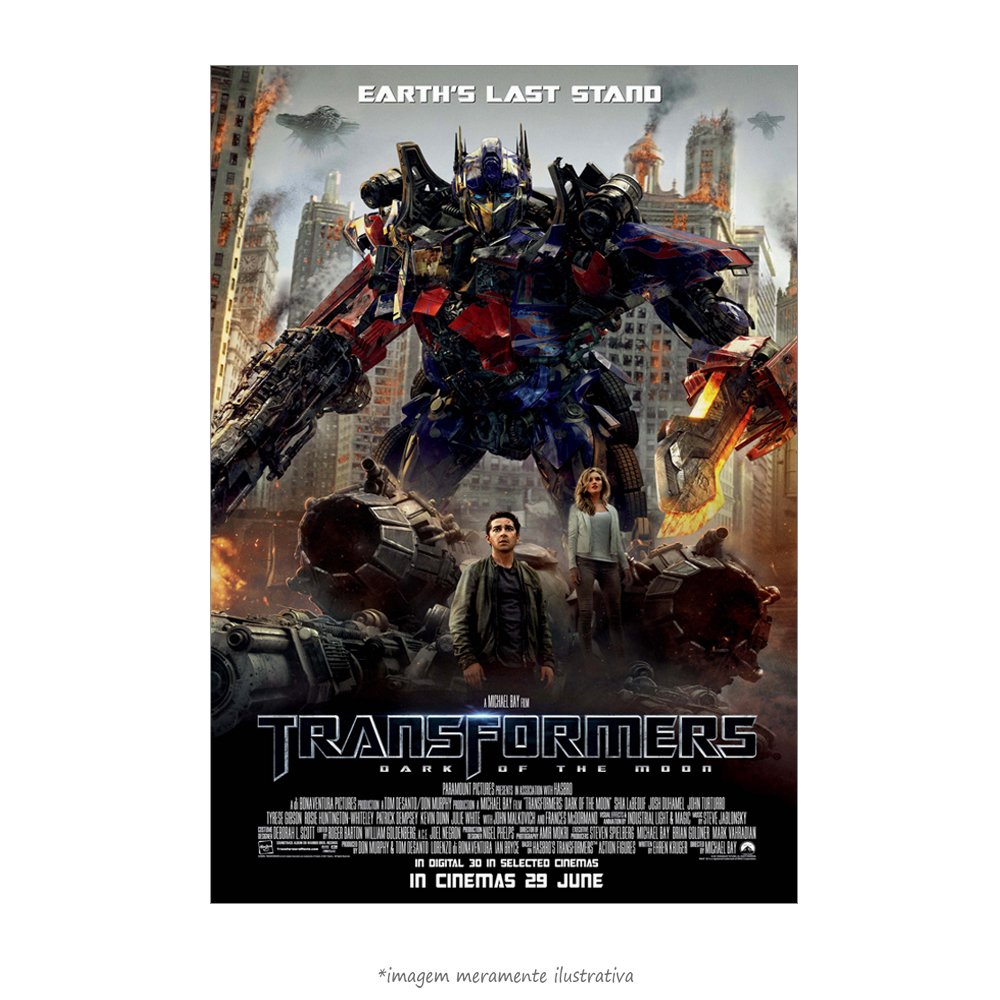 Poster Transformers: O Lado Oculto da Lua, no QueroPosters.com