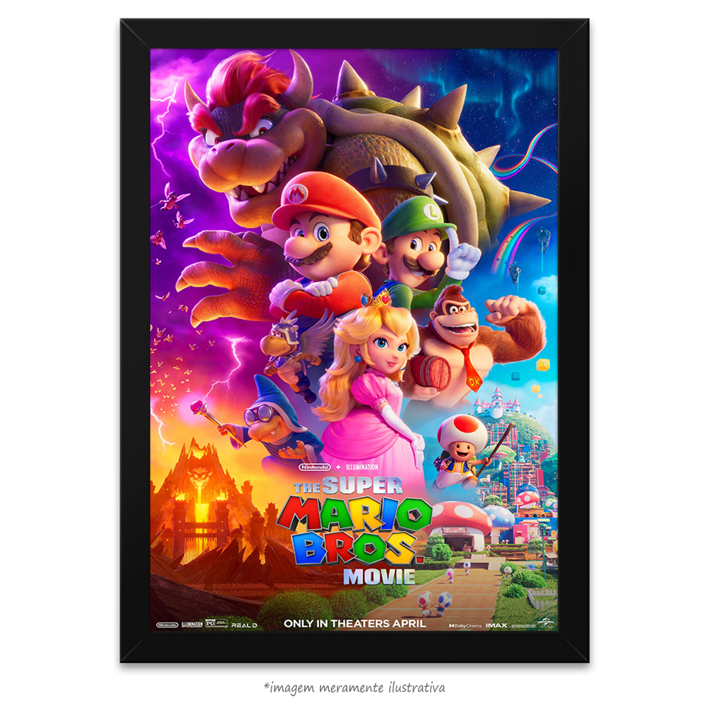 Poster do filme de Super Mario Bros. vaza antes da hora - SBT