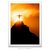 Poster Silhueta do Cristo Redentor - Por do Sol - comprar online