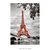 Poster Torre Eiffel com detalhe em Vermelho - QueroPosters.com