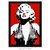 Poster Marilyn Monroe com fundo Vermelho