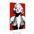 Poster Marilyn Monroe com fundo Vermelho na internet