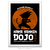 Poster Kame Sennin Dojo - Fundo Preto - comprar online