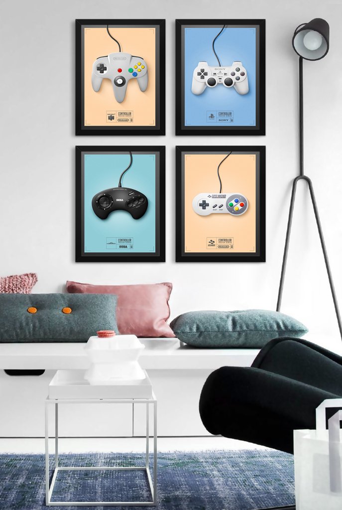 Quadro Decorativo - Mega Drive