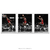 Conjunto 3 Quadros Michael Jordan Ilustração Enterrada Perfeita - Chicago Stadium 1988 na internet