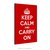 Poster Keep Calm and Carry On - Red na internet