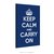 Poster Keep Calm and Carry On - Azul Escuro na internet