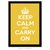 Poster Keep Calm and Carry On - Lima
