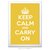 Poster Keep Calm and Carry On - Lima - comprar online