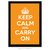 Poster Keep Calm and Carry On - Laranja