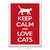 Poster Keep Calm and Love Cats - comprar online