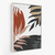Quadro Arte Abstrato Folhagem e cores terracota - vs01 - loja online