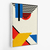 Quadro Formas Abstratas Arte Bauhaus -vs03 - loja online