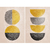 Quadro Geométrico abstrata fundos textura de concreto - Kit com 2 Quadros - comprar online
