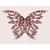 Quadro Abstrato Asas de Borboletas Rose Butterfly Wings - Kit com 2 Quadros - comprar online
