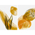 Quadro Arte Abstrata Botânica Dourado de Luxuoso Kit com 2 Quadros - comprar online