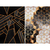 Quadro Decorativo Abstrato Geométrico Detalhe Dourado - Kit com 2 Quadros - comprar online