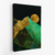 Quadro Arte Abstrata Azul escuro Verde textura de luz dourada brilhante -vs01 na internet