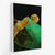 Quadro Arte Abstrata Azul escuro Verde textura de luz dourada brilhante -vs01 - loja online