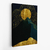 Quadro Arte Abstrata Azul escuro Verde textura de luz dourada brilhante -vs02 na internet